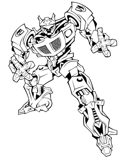 Tobot трансформер раскраска