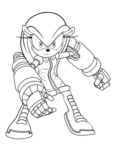 Metal Sonic раскраска