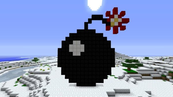 Minecraft бомба