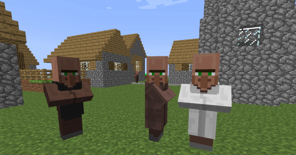 Minecraft деревенский житель