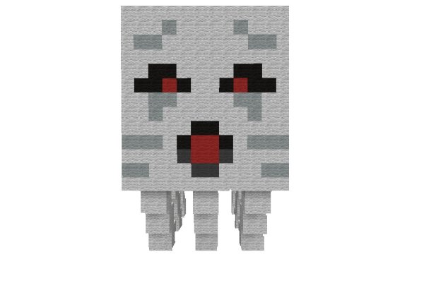 Ghast майнкрафт 3d
