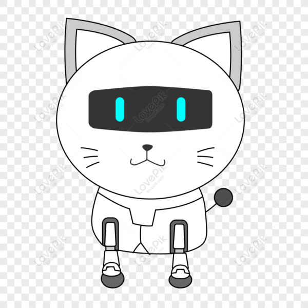Робот мультяшный кот