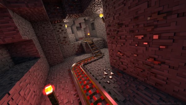 Шахта майнкрафт RTX