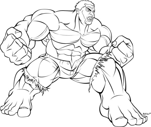 Hulk raskraska