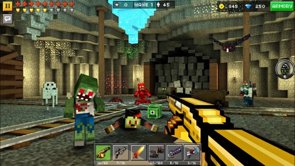 Игра пиксель Ган 3д