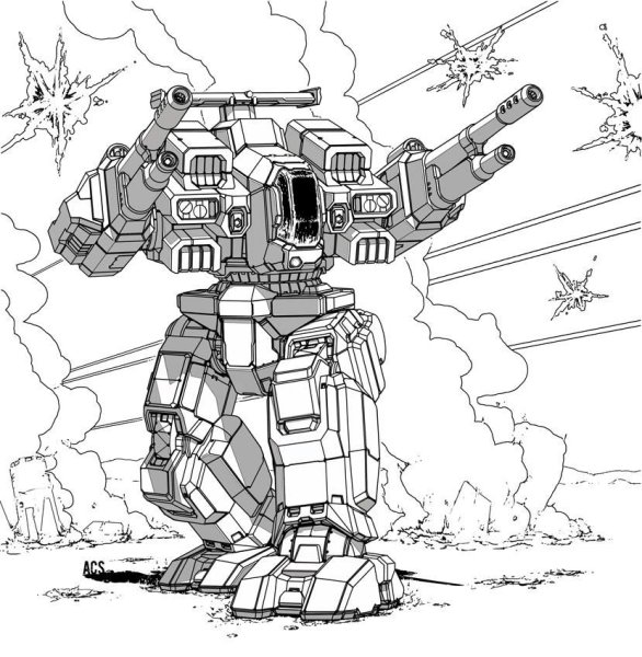 Battletech мех Rifleman