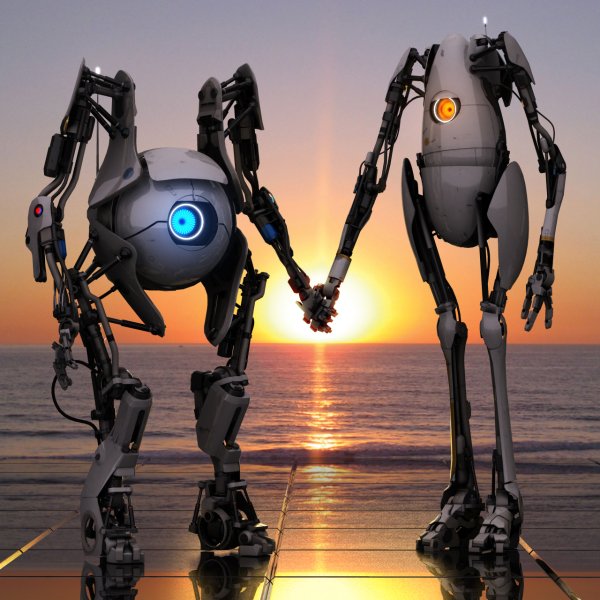 Portal 2 атлас и Пибоди