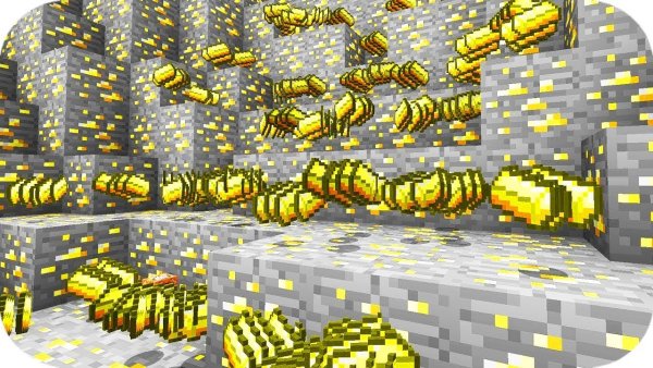 Золотой слиток Minecraft