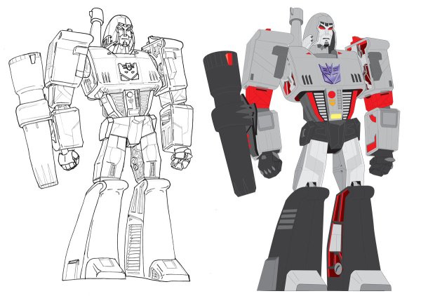 Мегатрон g1 чертеж