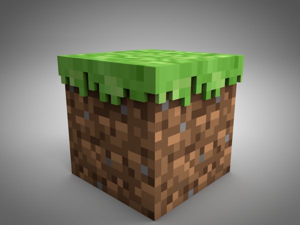 Minecraft блок земли