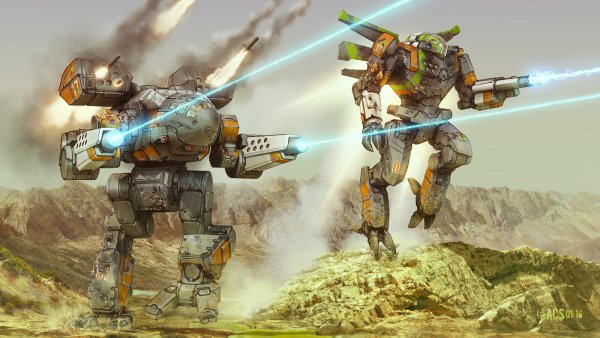 Вселенная Battletech роботы