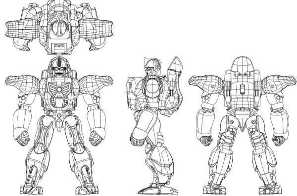 Optimus Prime чертеж