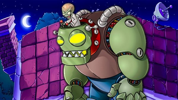 Plants vs Zombies доктор ЗОМБОСС