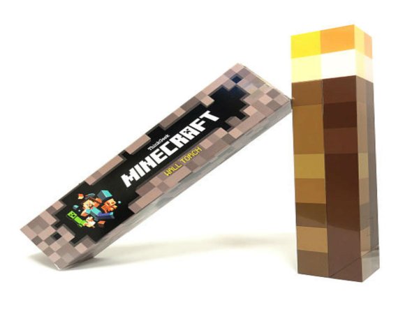 Лампа Minecraft факел