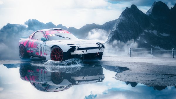 Drift car Mazda rx7