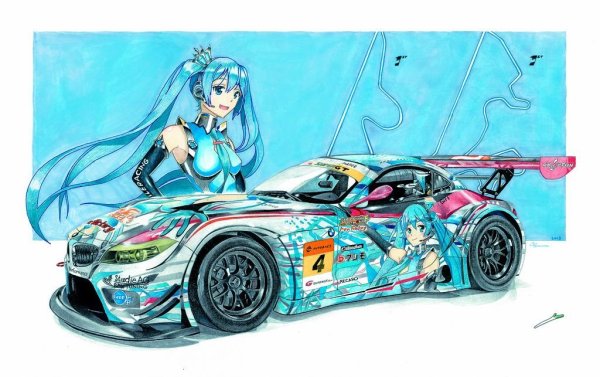 BMW z4 Hatsune Miku