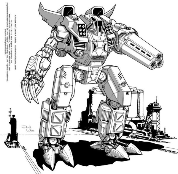 Battletech мех Hammer