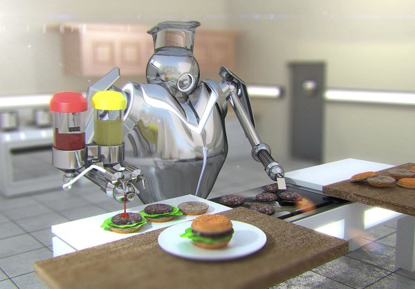 Робот помощник на кухне