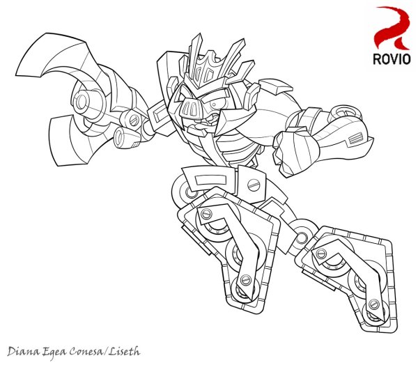 Angry Birds Transformers Мегатрон