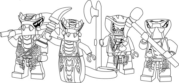 LEGO Ninjago Coloring Pages