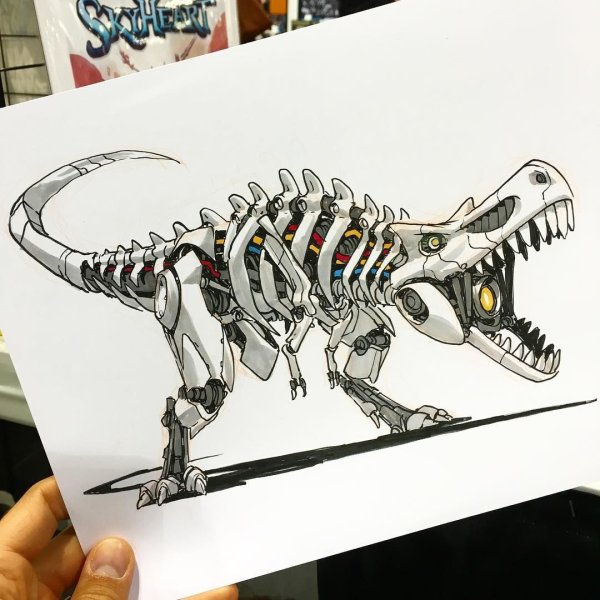Робот динозавр Тирекс