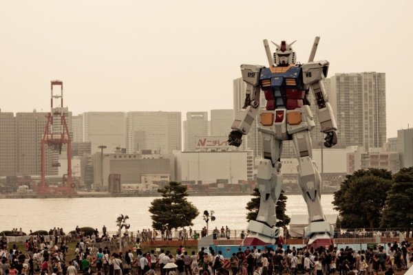 Робот Gundam в Японии