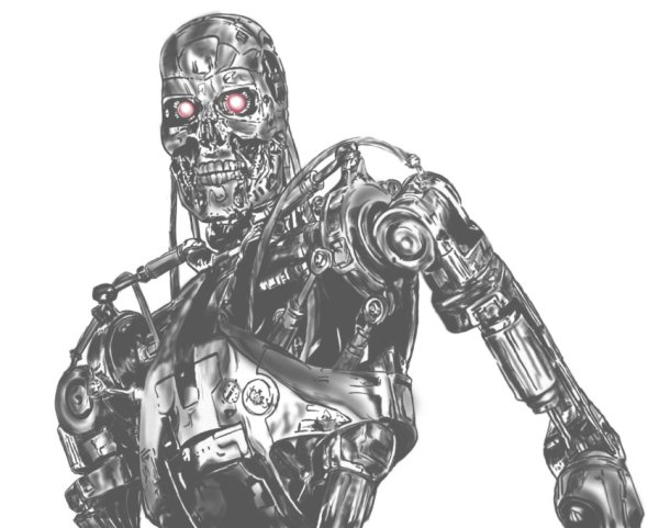 Чертёж Терминатор t-800