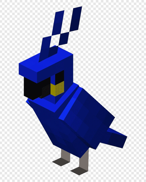 Minecraft попугай