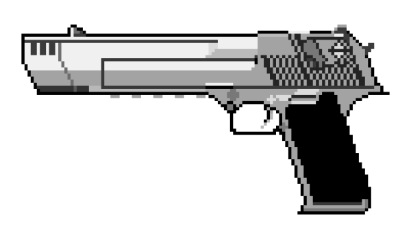 Кольт 1911 пиксельный