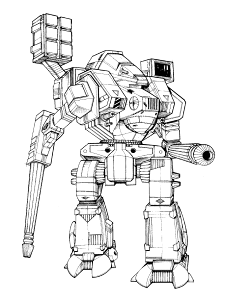 Battletech мех Tomahawk