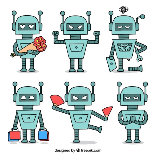 Мультяшные роботы