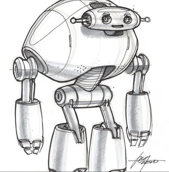 Рисунки герои роботы (48 фото)