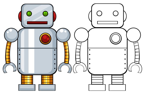 Роботы игрушки шаблоны