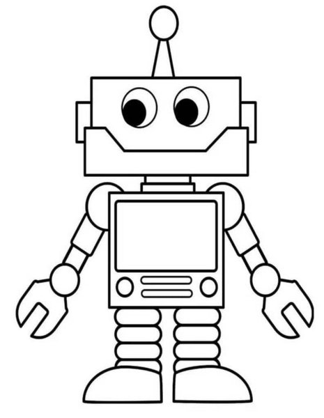Раскраски Роботы | Персонажи, герои, принцессы, скачать и распечатать бесплатно