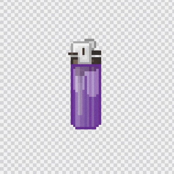 Пиксельная зажигалка 16x16