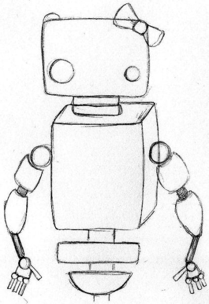 Уроки рисования роботы