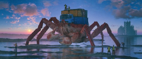 Гигантский краб арт