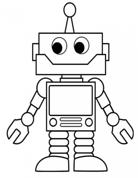 Роботы разукрашки для мальчиков роботы