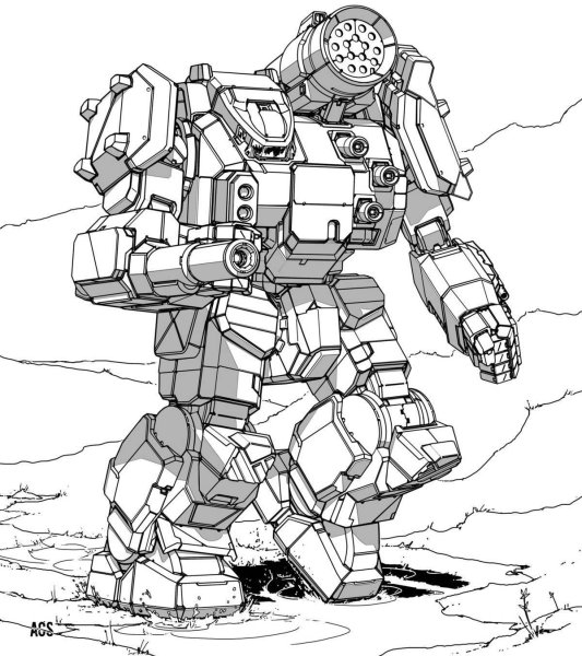 Мех Беркут Battletech