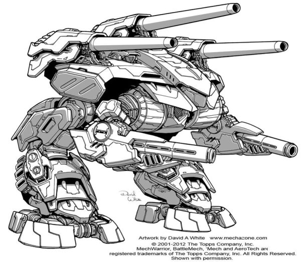 Роботы Battletech танки