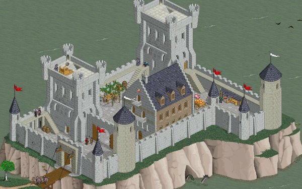 Замок 2d Castle