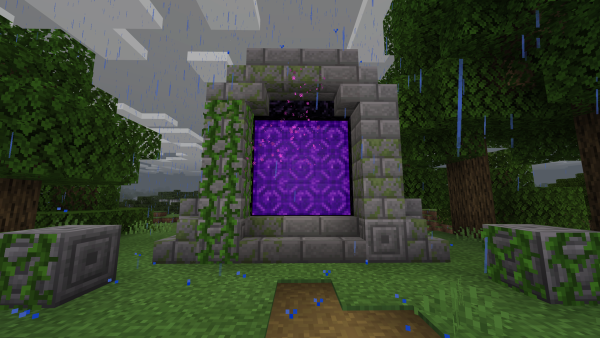 Портал в Nether в майнкрафт