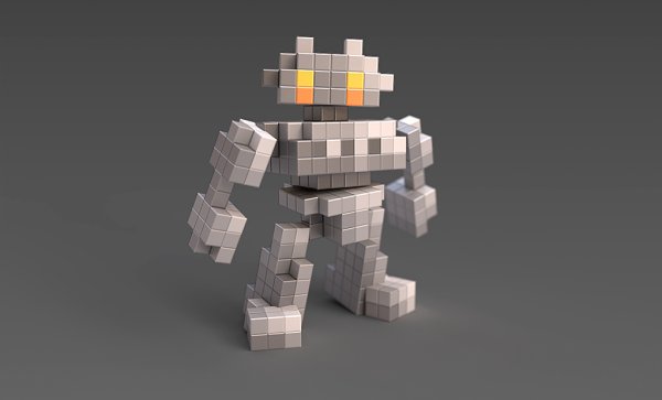 Магика воксель Robot