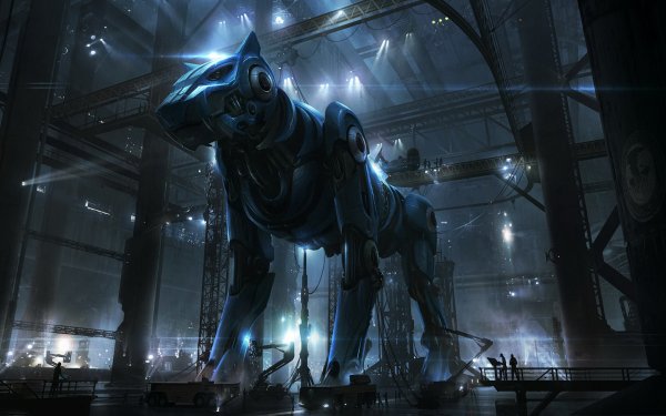 Sci Fi ангар мехи