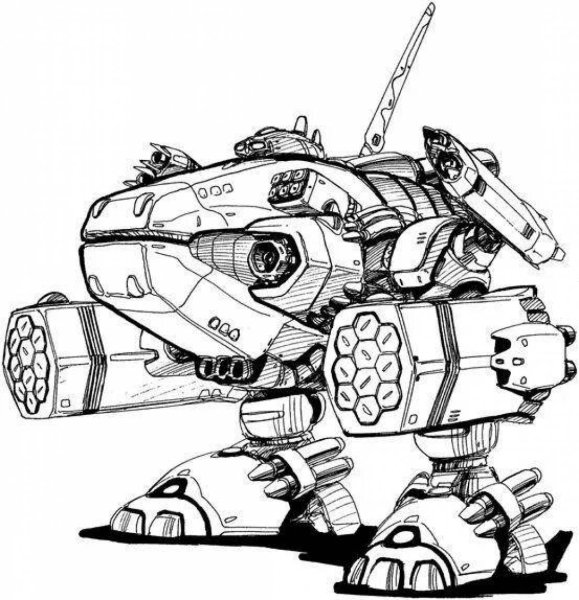 Роботы Battletech Stalker