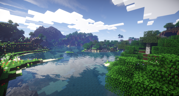 Minecraft ландшафт