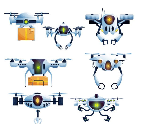 Рисунки летающий робот (38 фото)