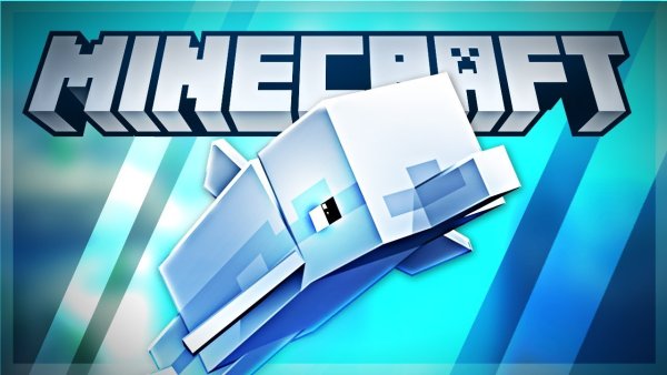 Картинка Дельфин Minecraft