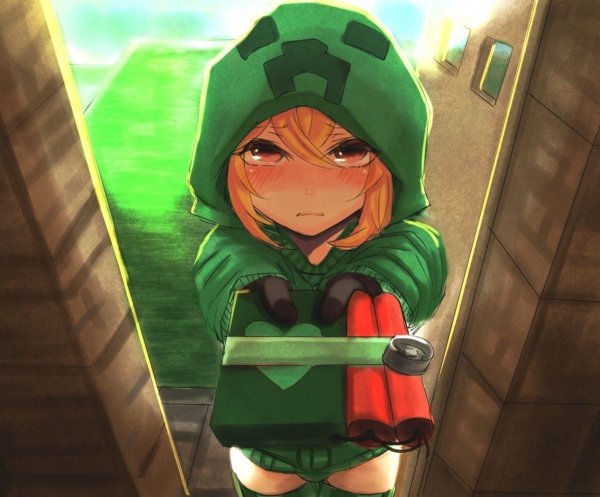 Minecraft girl