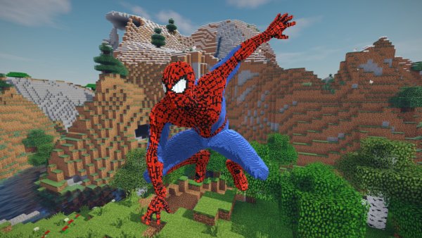 Minecraft человек-паук